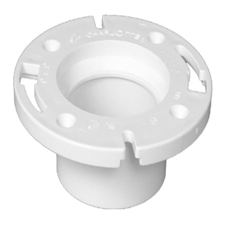 Charlotte Pipe And Foundry 3x4 Closet Flange PVC 00800  0600HA
